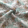 Desain Baru Floral Print Rayon Stock Lot Fabric